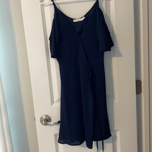 Lush dress navy blue.